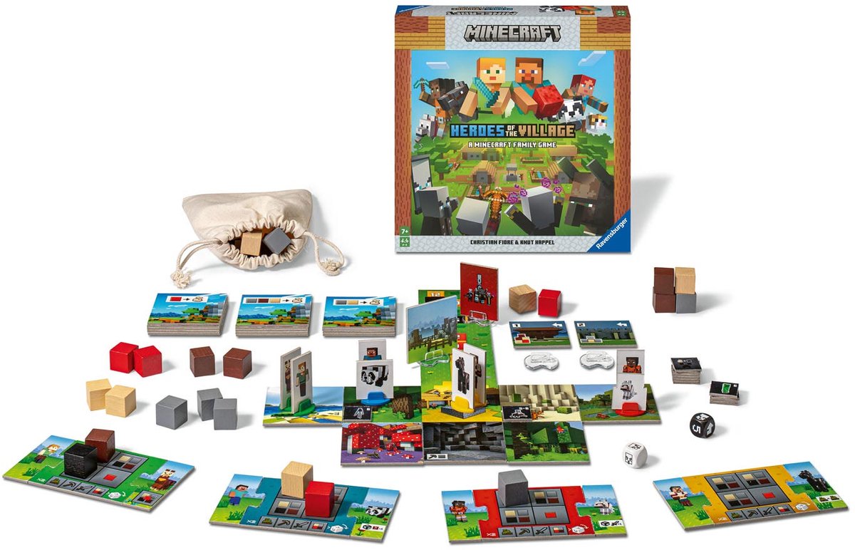 Ravensburger Minecraft junior: Heroes of the village - Bordspel — afbeelding 5