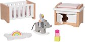 Goki Houten Poppenmeubels Babykamer, 12dlg.