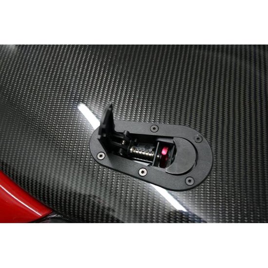 Kit Goupilles De Capot Universel Pour Voiture - Serrure Capot Noire - Neuf X-Autohaux
