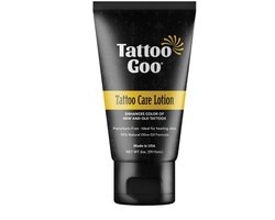 TATTOO GOO LOTION 60 ml MET HEALIX GOLD EN PANTHENOL Tattoo pmu nazorg Cream nabehandeling voor u tattoo naalden stick pook