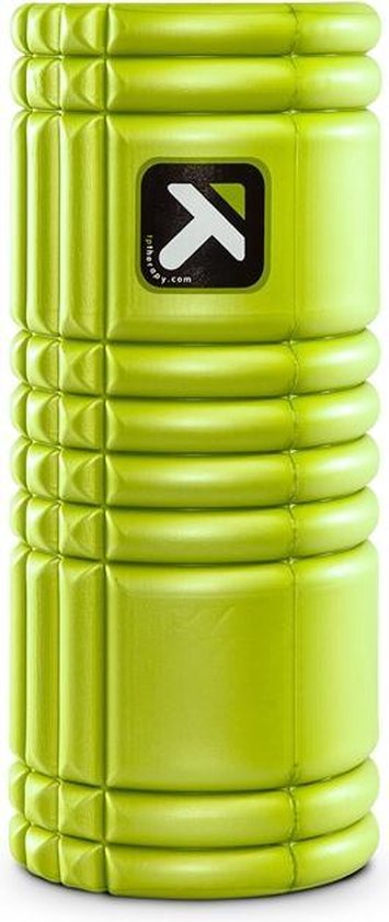 TriggerPoint - The Grid 1.0 Foam Roller - 33cm - Lime Groen - Schuim - Massage Roller - Yoga - Pilates - Fitness