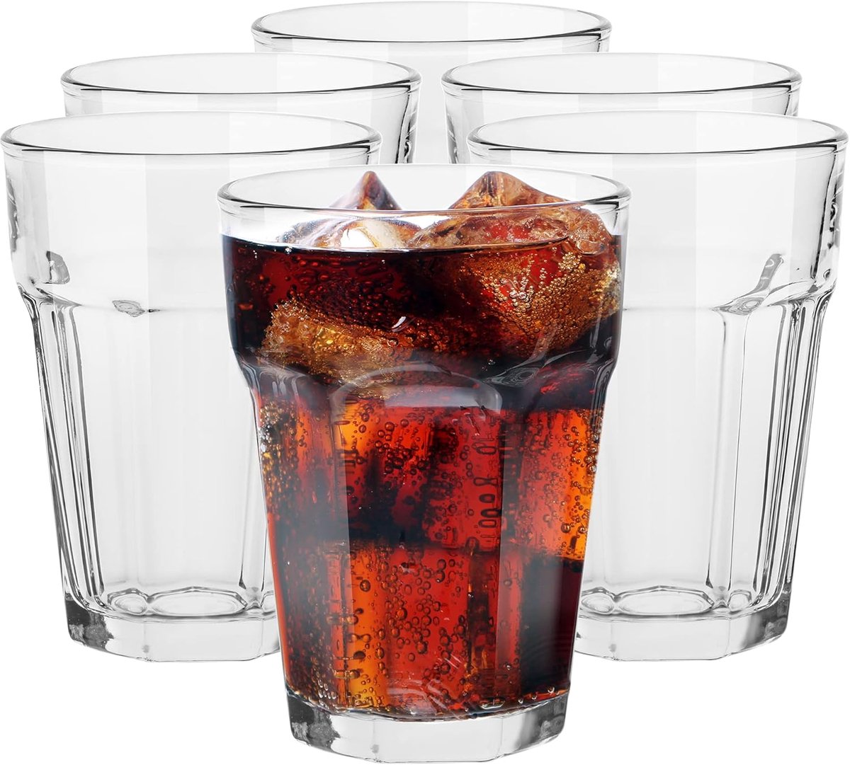 Drinkglazen Set van 6 - Vintage Ontwerp - 370 ml