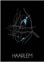 DesignClaud Haarlem Plattegrond poster B2 poster (50x70cm)