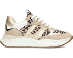 PS Poelman Charu Sneakers - Leren Sneaker - Dames - Goud - Maat 40