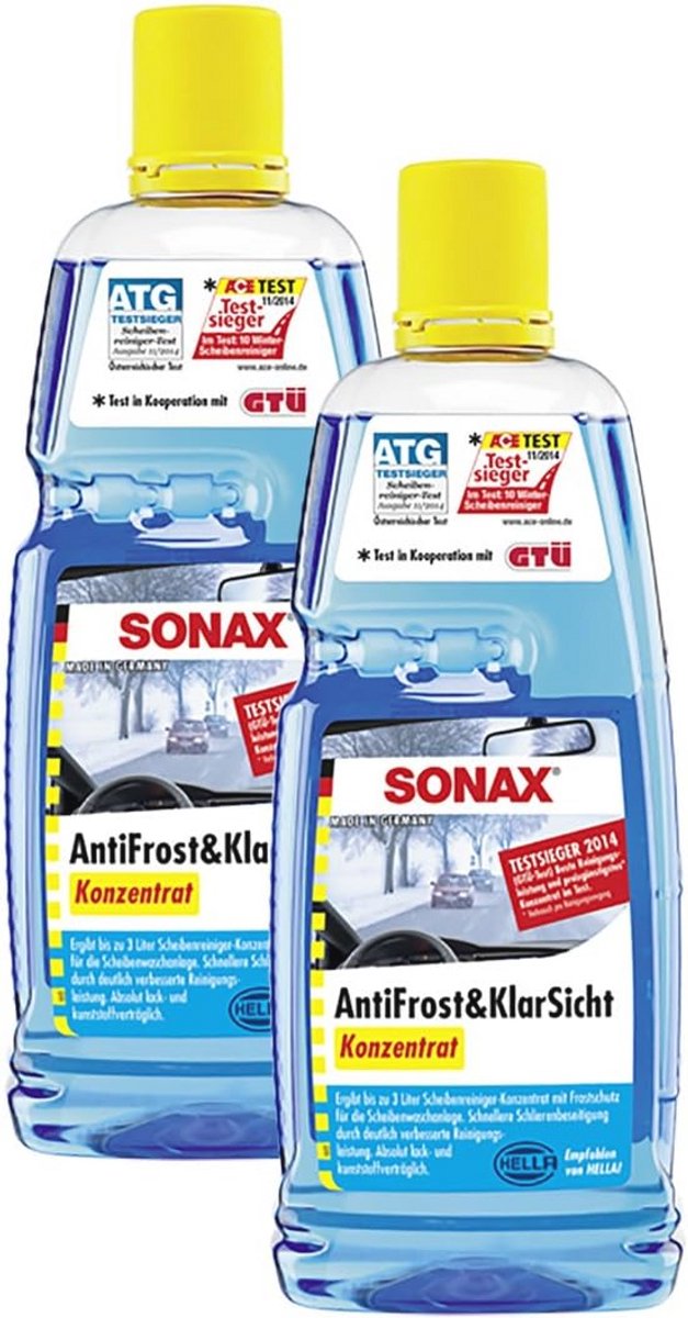 Antivries en Helderzicht Ruitenreiniger Concentrate 1L