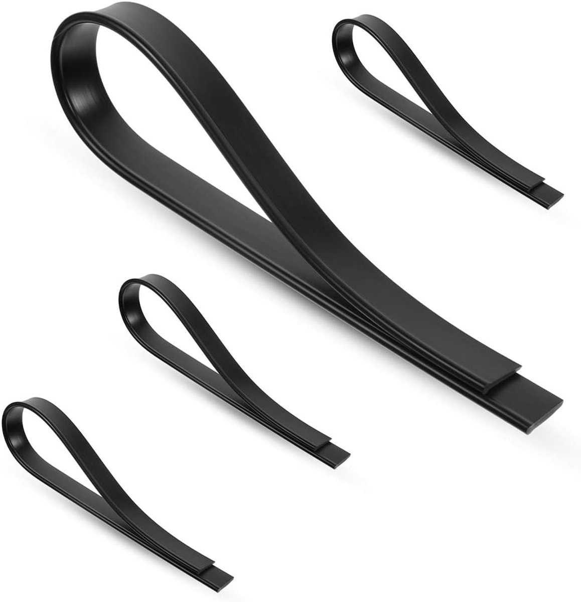 Vervangende Trekkers - 4 Stuks, Rubber en Siliconen, Voor Ramen en Glas