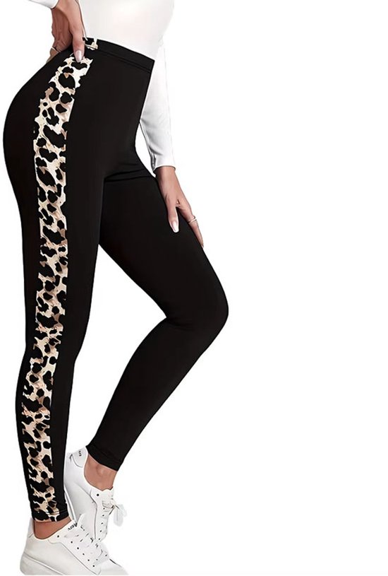 Leggings imprimé tigre - Élégants - Sportifs - Pantalons pour femmes - Zwart