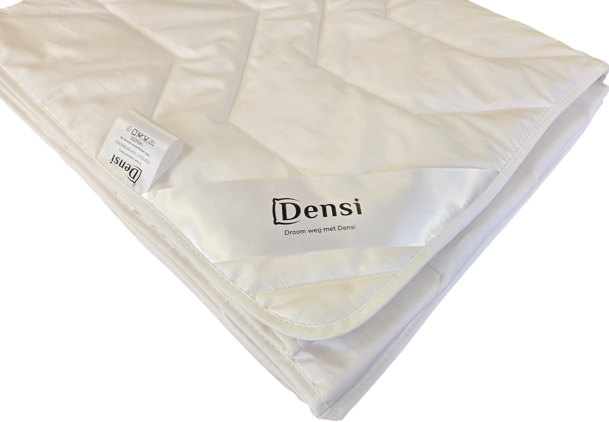 Densi Bamboo Zomer - Dekbed – 200x200cm - Bamboe vezel vulling - Katoensatijn tijk - Licht, Fris & Natuurlijk Comfort Zomerdekbed