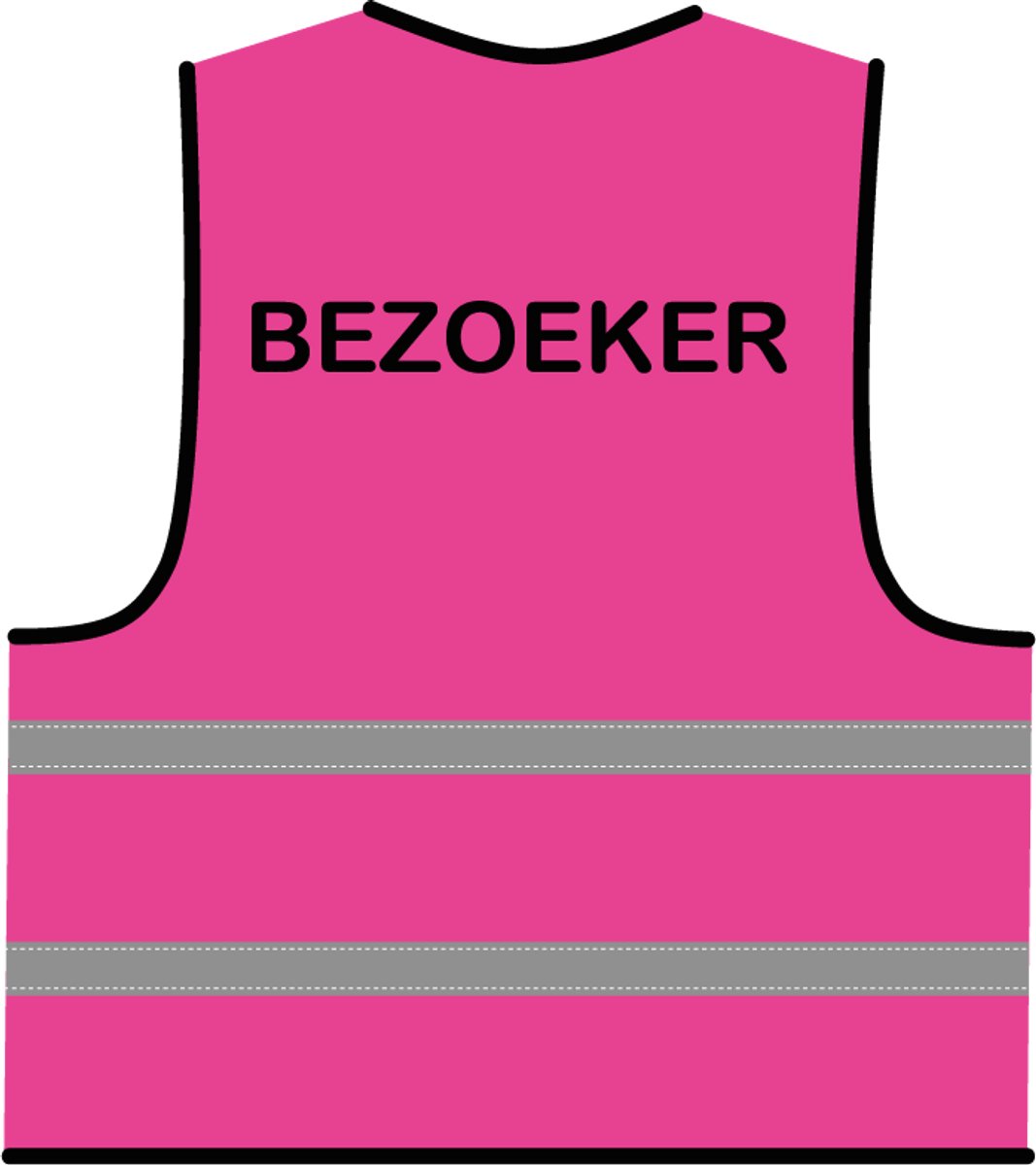 Bezoeker hesje roze