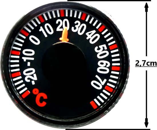 Thermometer - Temperatuurmeters - Mini - 2,7cm — afbeelding 4