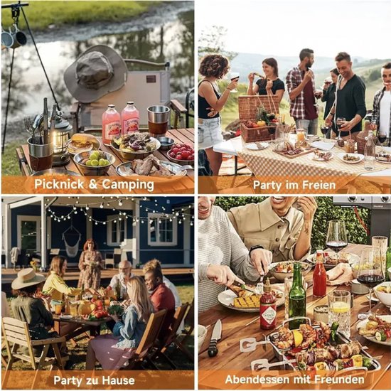 Betaalbare Gas BBQ 15KW - Buitenkeuken - Barbecue - 4+1 branders en zijbrander - Goede kwaliteit - Stevig - EU gecertificeerd - Zwart van MAXXgarden — afbeelding 5