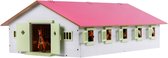 Kids Globe - Écurie avec 9 boîtes - Ensemble de figurines de jeu - 62 x 43 x 22 - Échelle 1:32 (610188)