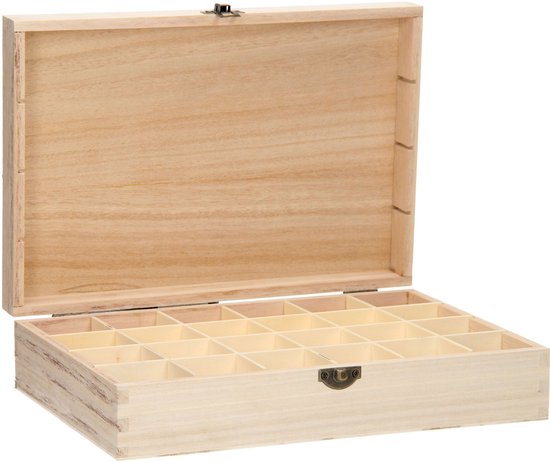 Bohemian Kist Hout Meerkleurig bij
