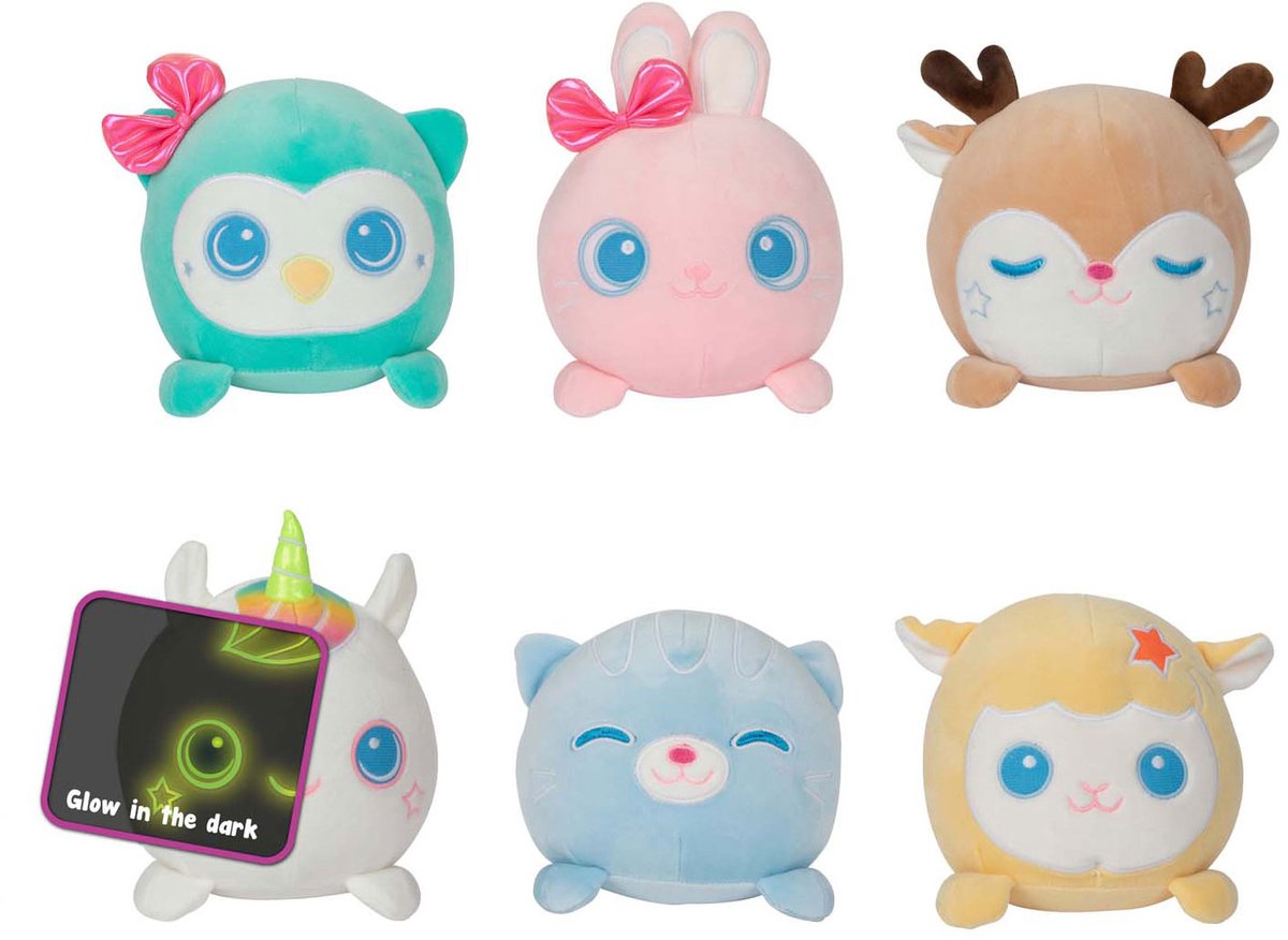 Knuffel Pluche Glow in the Dark Dier