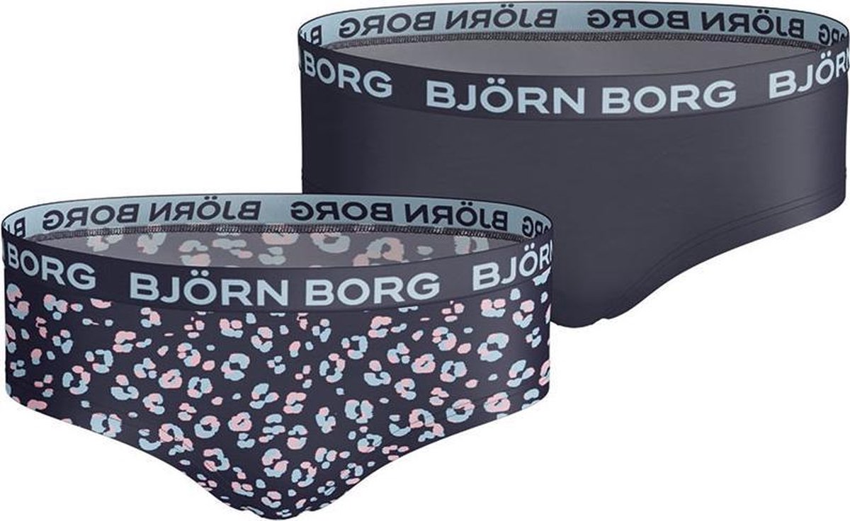 Björn Borg Bjorn Borg Sportonderbroek casual - 2p HIPSTER BB ANIMAL - blauw - vrouwen - 170