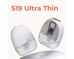 S19 Ultra Thin Elektrische Borstkolf – Handsfree & Draagbaar – Slank Design – 45mm Dikte – BPA Vrij – Dubbele Borstkolf