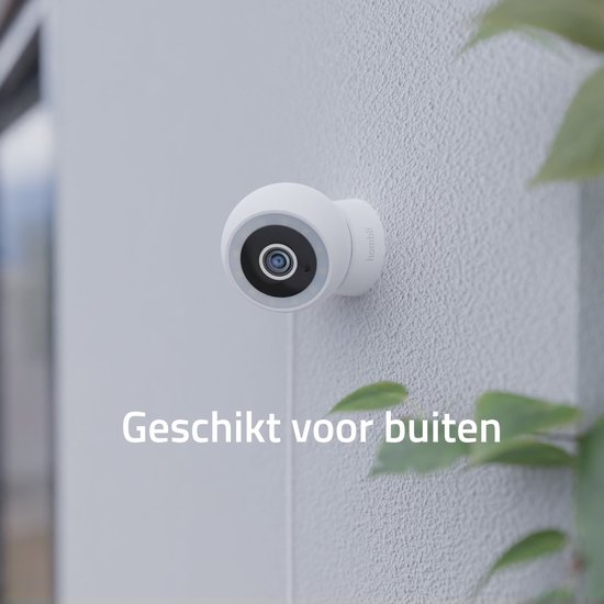 Hombli Compact Model - Beveiligingscamera - Bewakingscamera voor buiten - Floodlight camera - Outdoor camera - 2K - Gekleurd Nachtzicht - Bewegingsdetectie - Wit van Hombli — afbeelding 3