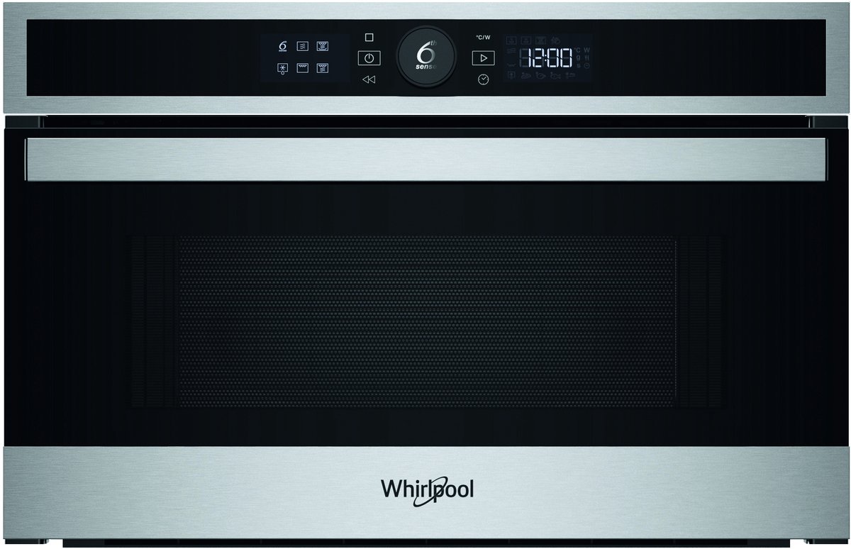 Whirlpool WMD4I4MX Zwart, Roestvrijstaal Grill-magnetron Ingebouwd 31 l 1000 W