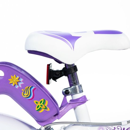 Dino Kinderfiets Unicorn academy 12 inch van Merkloos — afbeelding 3