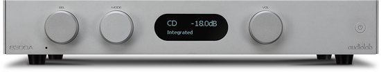 Audiolab 8300A Geïntegreerde Versterker – 75 W Per Kanaal – Phonotrap – Klasse AB-Versterking – Zilver