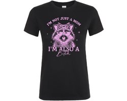 I’m Not Just A Mom I’m Also A Bitch T-shirt - Dames T-shirt - Cadeau - Mama - Beste Moeder Ter Wereld - Jarig - Verjaardagscadeau - Moederdag - Moederdag Cadeau - Mom - Moeder Cadeau - verjaardag - Maat XL