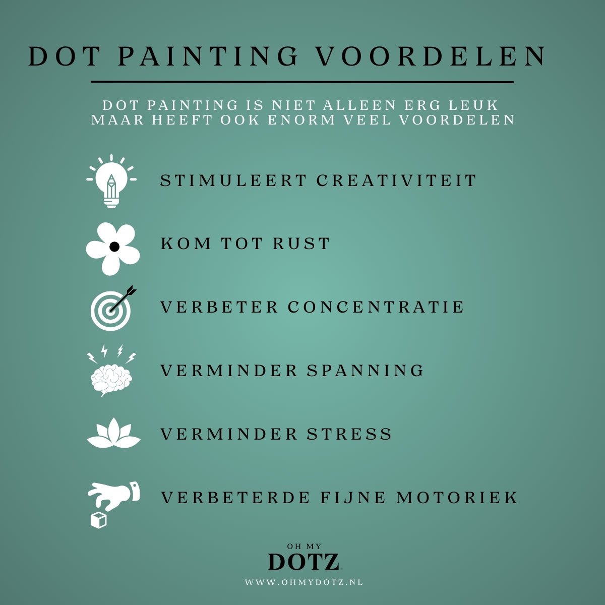 Prachtige Vlinders | Dot painting | 30x40cm | Dot painting | Oh My Dotz | Dots stippen | Diamond painting & Schilderen op nummer alternatief | Happy hobby — afbeelding 9