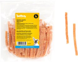 Boomy - Hondensnacks - Hypoallergene hondensnoepjes - Kauwstaafjes - Gedroogde kip strookjes - 500g
