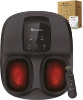 Bol.com BrellaVio Voetmassage Apparaat - Infrarood Warmte - Shiatsu en Compressie Massage - Bloedsomloop Voet en Been - Wasbare ... aanbieding