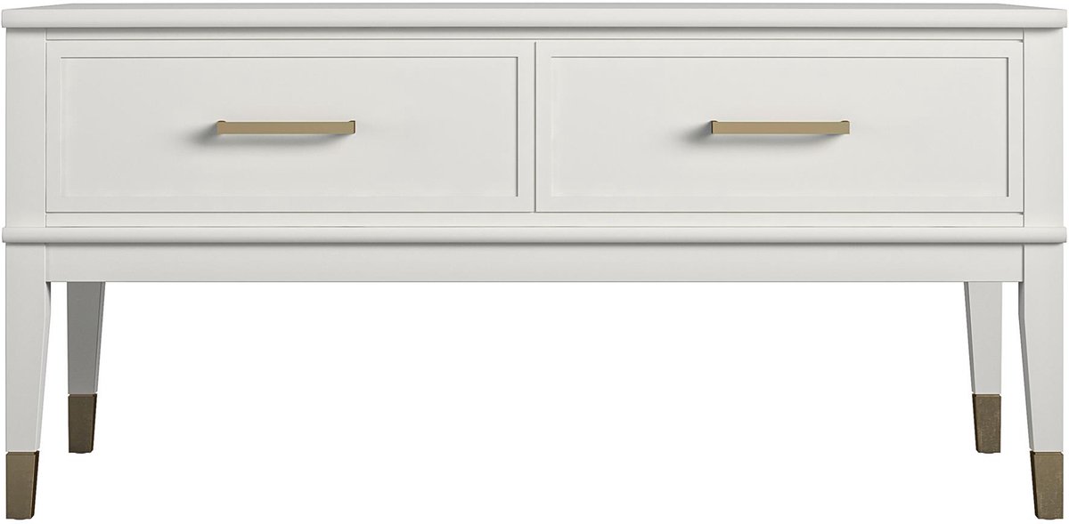 Westerleigh-Salontafel - Hefblad - Wit MDF