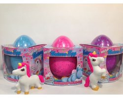 foto van Unicorn Groei-ei Unicorn Meisjes 20 Cm Roze