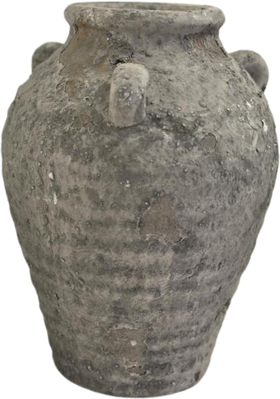 Bouillottes Et Bouteilles - Pichet ''brut'' à 3 oreilles 16x16x21cm Gris