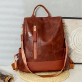 2025 Nieuwe Luxe Dames Rugzak – Zachte Leren Designer Rugzak met Antidiefstal Beveiliging, Modieus Eenvoudig Ontwerp, Grote Capaciteit | Trendy Handtas, Stijlvolle Damesmode