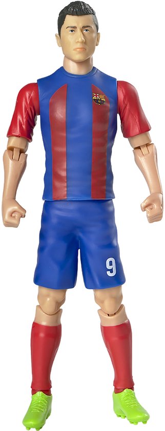 Banbo Toys Sockers Serie - Speelfigurenset - Robert Lewandowski - FC Barcelona - 20 cm