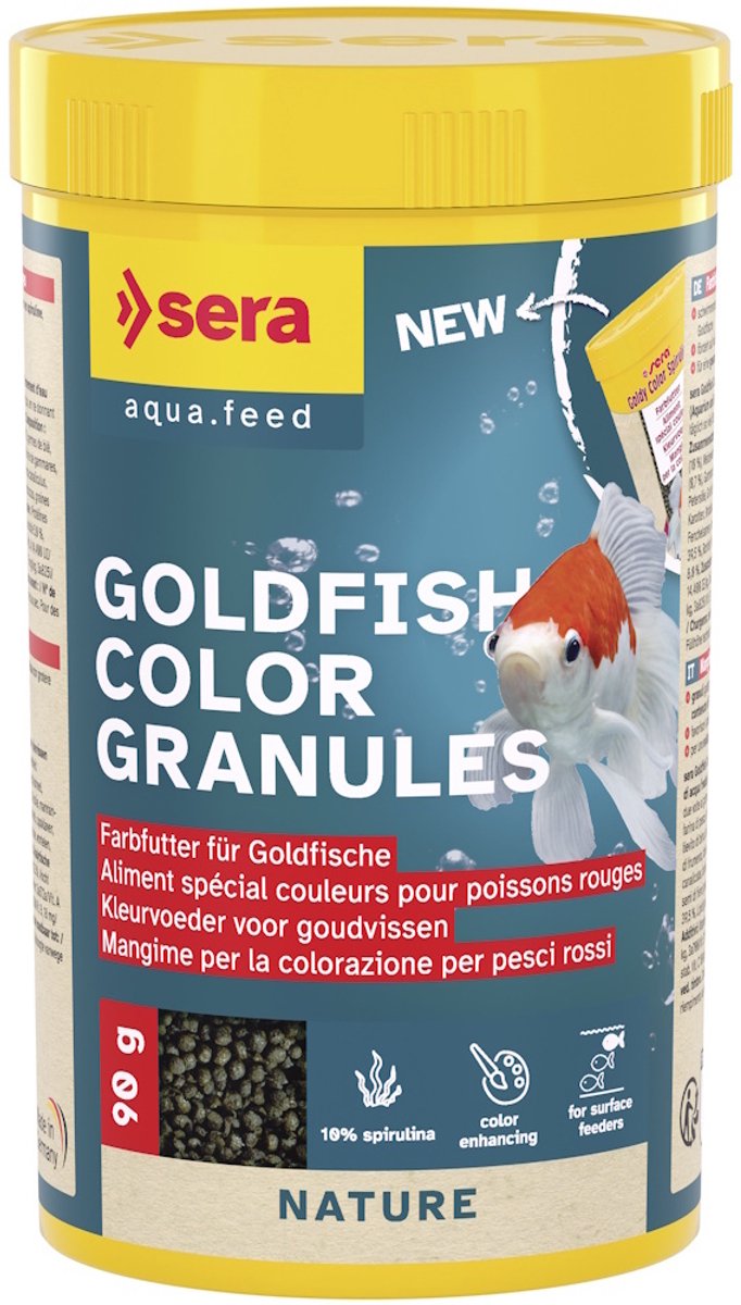 Sera - Goldy Color Spirulina Nature - Kleurvoeder voor goudvissen - 250 ml