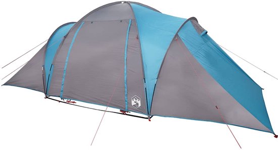 vidaXL Koepeltent - 6-persoons - Waterdicht - Blauw Kampeervakantie - Tent Kopen - Familie Tent - Koepeltent - Zes Persoons Tent van Vidaxl — afbeelding 5