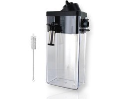 Melkkan met Deksel en Reinigingsborstel voor Volautomatische Koffiemachines