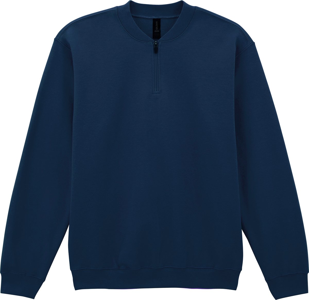 Gildan 1/4 zip fleece sweater GISF008 - Navy - XXL