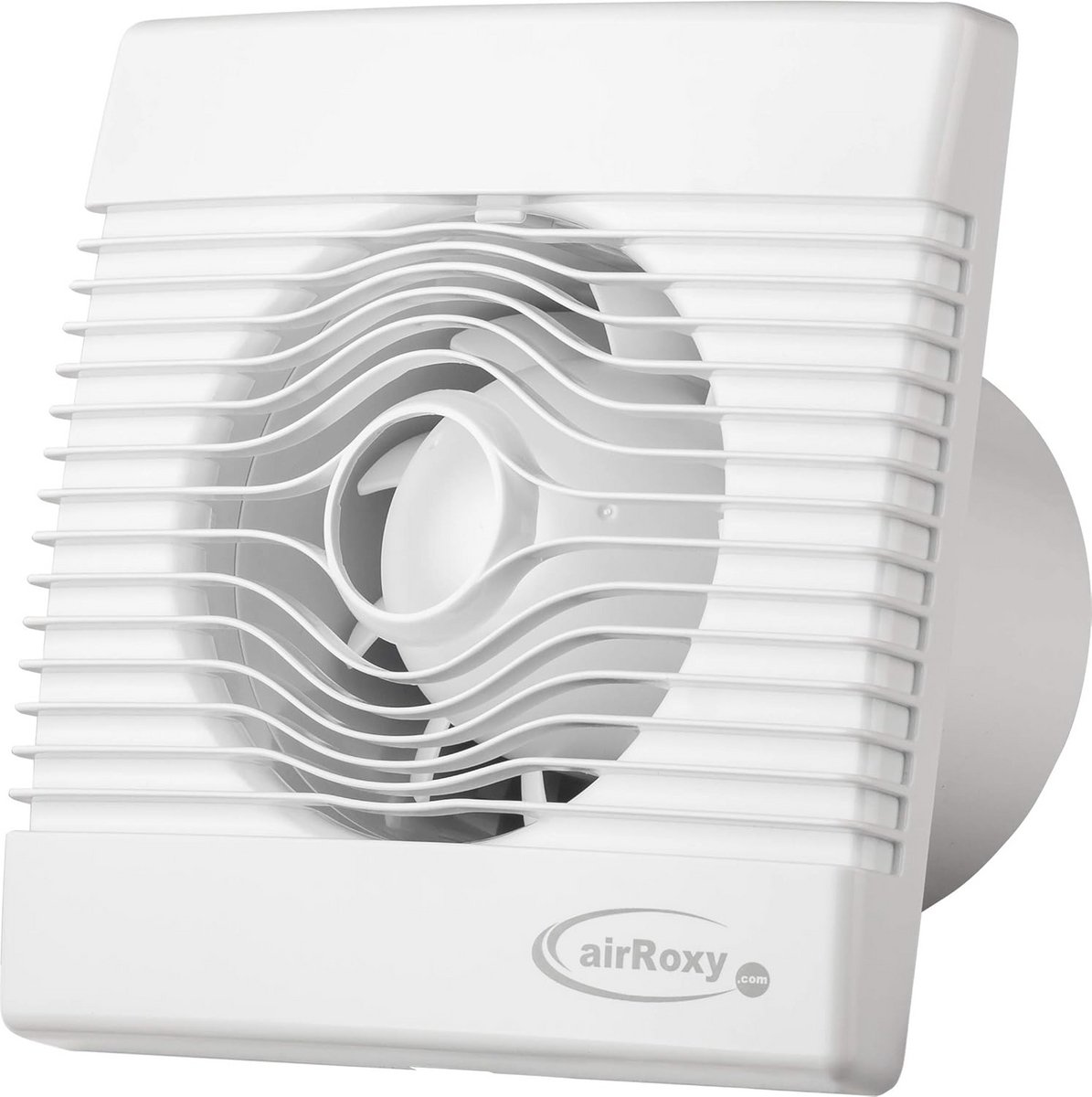 Badkamerventilator met trekschakelaar - Inbouwventilator voor badkamer en keuken - Ø 120 mm - Wit