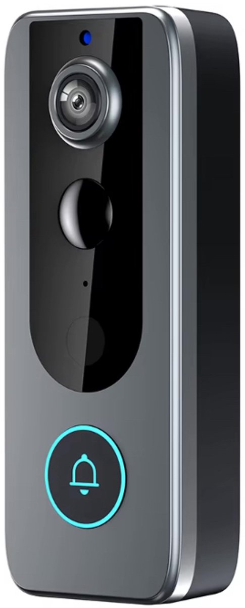 Smart Video Deurbel met Camera - Slimme Deurbelset - Bewegingsdetectie, Nachtzicht, Waterdicht - Full HD 1080P - Lange Batterijduur - Smart Video Doorbell - Deurbellen met Camera