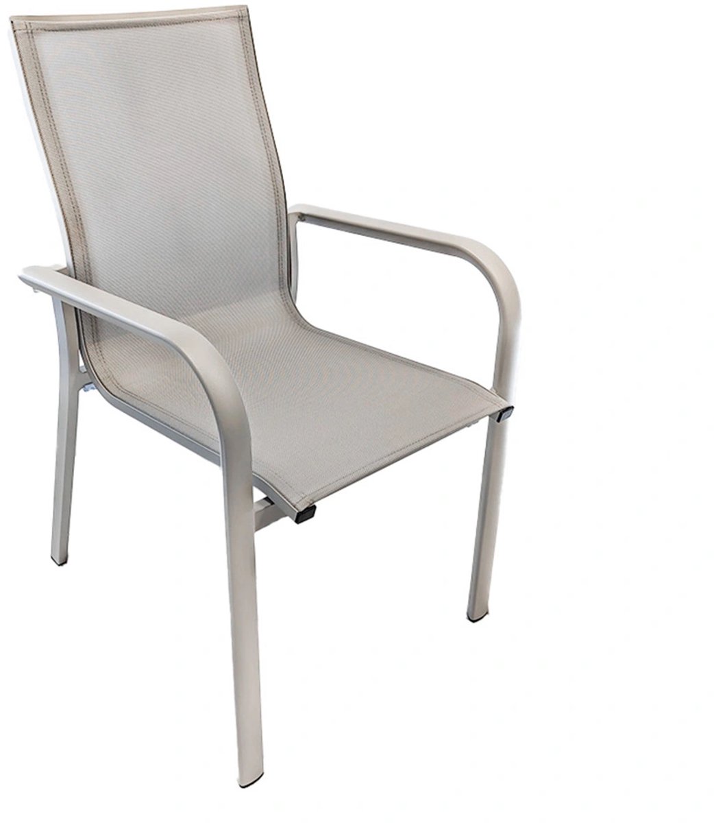 Gakona Tuinstoel Silver Grey Trestino