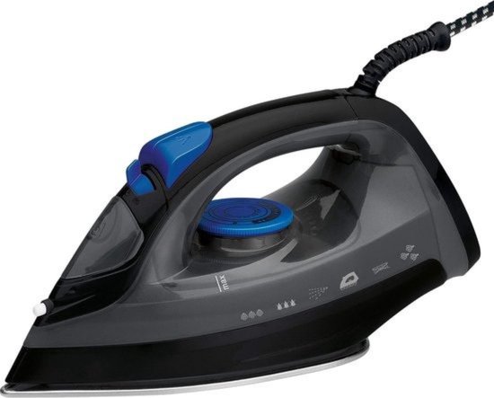 Intelectro Strijkijzer - Ontdek de Strijkkracht van de Roestvrij Stalen Zool - Verschillende Modi - Drogenfunctie - Zelfreinigende Functie - Steam Control - Stoomboost - Temperatuur Regeling - Zwart - Levering Sneller dan Aangegeven!