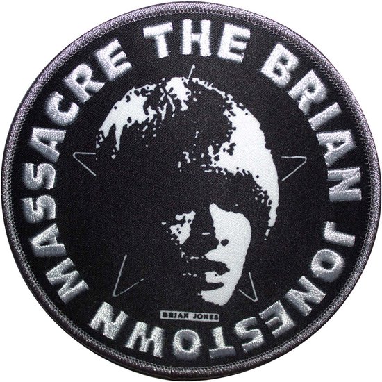 The Brian Jonestown Massacre - Circle Face Patch - Zwart