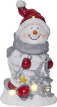 Verlichte sneeuwpop - 23cm