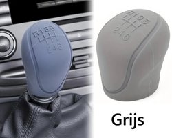 Siliconen Pook Cover I Pook Hoes I Versnellingspook Beschermer I Autopook Cover I Met Anti Slip I Rekbaar I Grijs