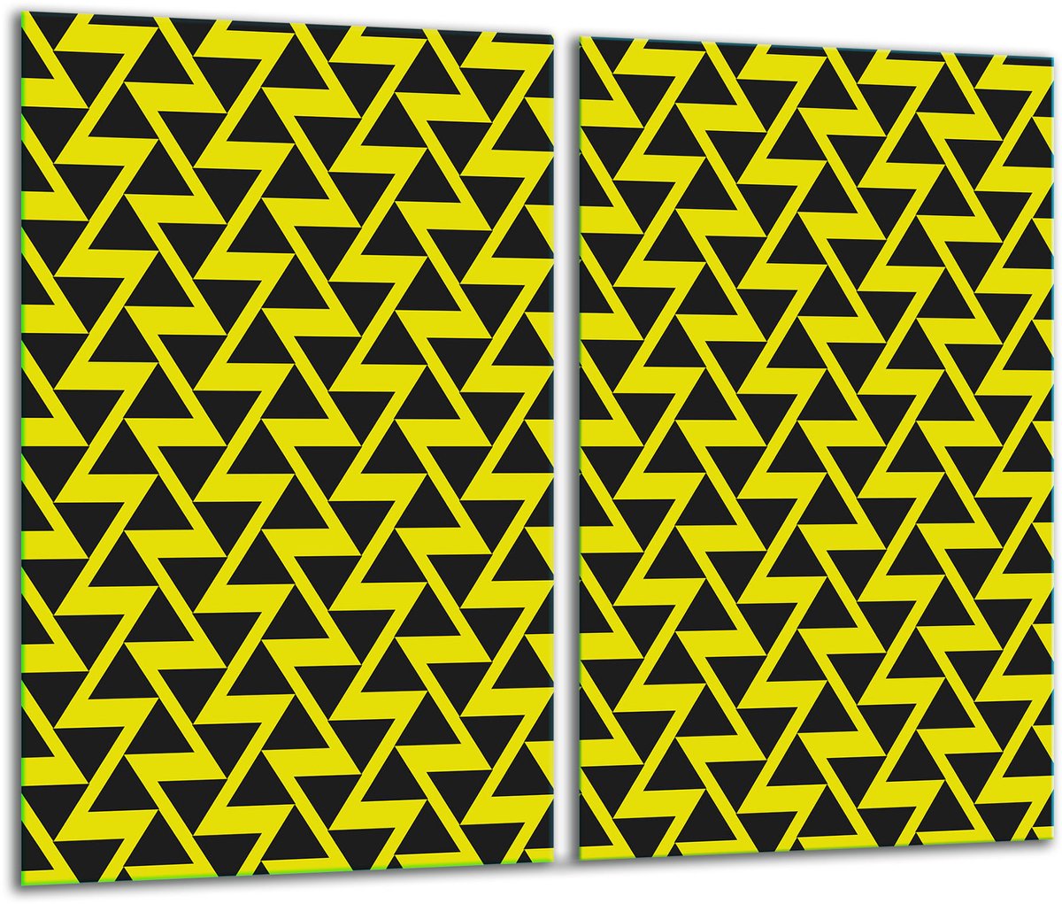TMK ArtDeko Serie - Glazen Snijplank - 30x52cm - Inductie - Antislip