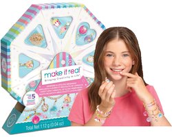 foto van Make it Real - Sweet Spin Carnaval Lipgloss Armbanden Set - Maak 5 armbanden met lipgloss bedels
