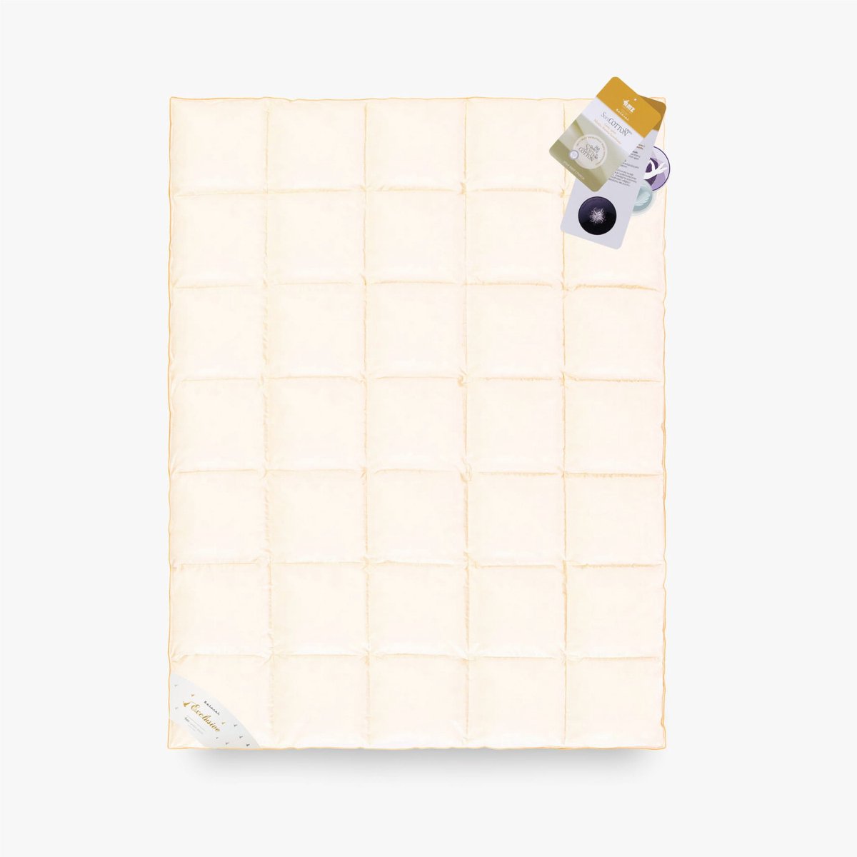 Quilt GANZEN DONS 70% 135x200 Basic Plus 1100g PREMIUM crème