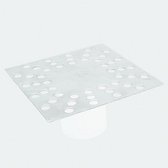 Douche Put Deksel Dyka - 15x15cm - RVS rooster - RVS