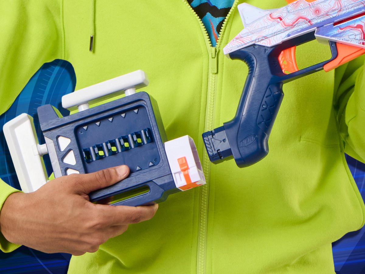 Nerf Loadout Arctic Zerostriker blaster en 24 N1-darts — afbeelding 13