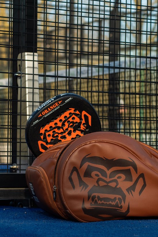 Mono Fuerte padel zak Cognac